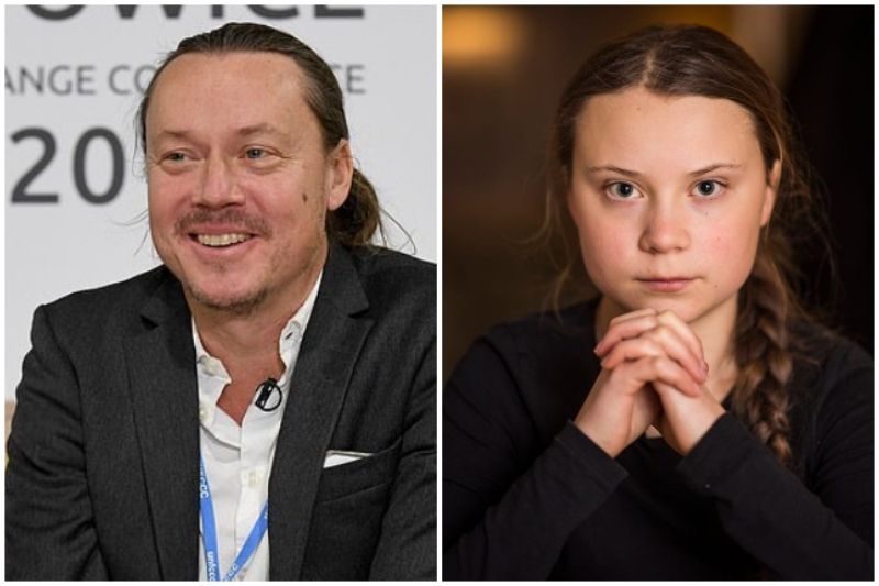 Svante Thunberg y Greta Thunberg